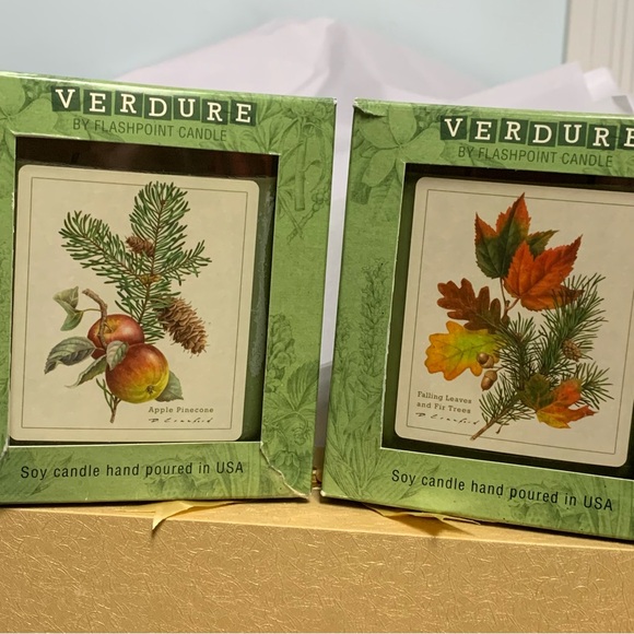 FLASHPOINT CANDLE “Apple Pinecone” 2-WICK SOY CANDLE IN GLASS! Hand Poured USA - Picture 9 of 9